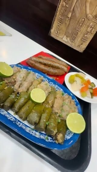 Stuffed grape leaves